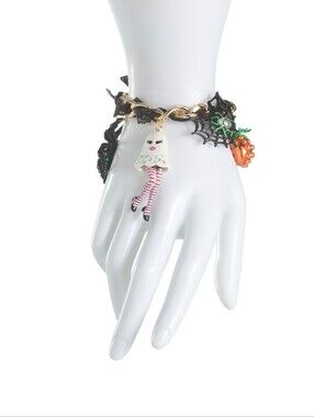 Betsey Johnson Halloween Boojee Charm Toggle Bracelet- NWT